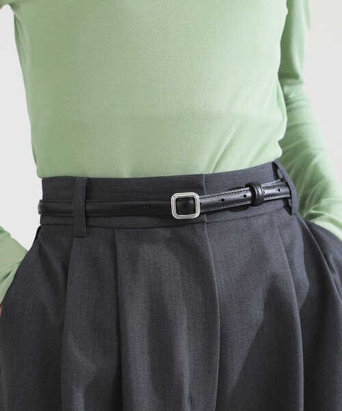 Demi-Luxe BEAMS(デミルクス ビームス)の「LIE STUDIO / The Geogia Slim ベルト(ベルト・レディース・ブラウン/ブラック・ONE SIZE)」の1枚目の写真