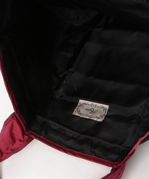 Vini（ヴィニ）の「パッカブル バイカラー 撥水エコバッグ / トートバッグ（エコバッグ/サブバッグ・レディース・グリーン系その他/オレンジ系その他/ブラック系その他・FREE）」の6枚目の写真