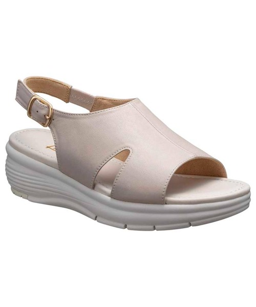 R.(REGAL FOOT COMMUNITY)(アールドット)の「アールドット S21C カバードサンダル(サンダル・レディース・アイボリー・22.5/23/23.5/24/24.5)」の2枚目の写真