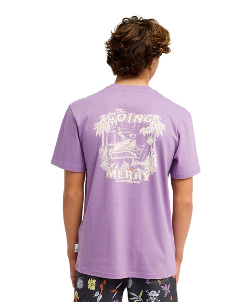 Quiksilver（クイックシルバー）の「【ONE PIECE X QUIKSILVER】OPQS MERRY SSメンズ Tシャツ/クイックシルバーワンピースコラボバックプリント半袖Tシャツ（Tシャツ/カットソー・メンズ・パープル系その他・LARGE）」の4枚目の写真