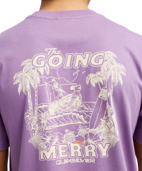 Quiksilver（クイックシルバー）の「【ONE PIECE X QUIKSILVER】OPQS MERRY SSメンズ Tシャツ/クイックシルバーワンピースコラボバックプリント半袖Tシャツ（Tシャツ/カットソー・メンズ・パープル系その他・LARGE）」の6枚目の写真