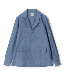 GUY ROVER（ギローバー）の「【別注】GUY ROVER コットンダンガリー サファリシャツジャケット（ブルゾン）」