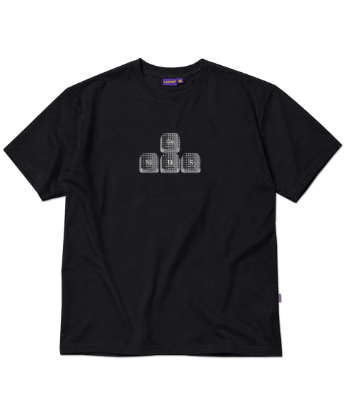 LAUGHER（ラファー）の「ジニアスTシャツ - ブラック（Tシャツ/カットソー・レディース・ブラック・X-LARGE/MEDIUM/LARGE）」の3枚目の写真
