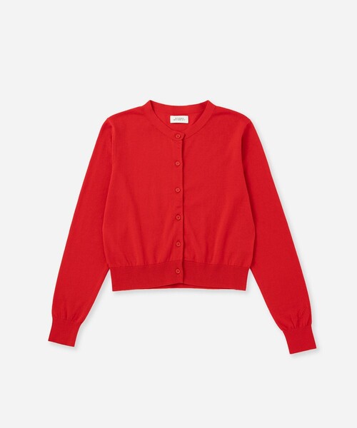Saturdays NYC（サタデーズ ニューヨークシティ ）の「Petite Cardigan | WOMEN（カーディガン/ボレロ・レディース・レッド/ライトグレー/ブラック・S/M/L）」の3枚目の写真