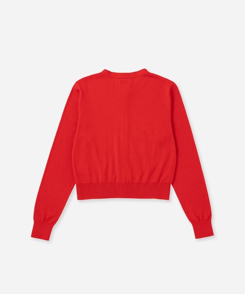 Saturdays NYC（サタデーズ ニューヨークシティ ）の「Petite Cardigan | WOMEN（カーディガン/ボレロ・レディース・レッド/ライトグレー/ブラック・S/M/L）」の4枚目の写真