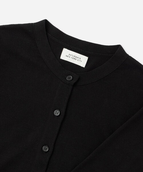 Saturdays NYC（サタデーズ ニューヨークシティ ）の「Petite Cardigan | WOMEN（カーディガン/ボレロ・レディース・レッド/ライトグレー/ブラック・S/M/L）」の5枚目の写真