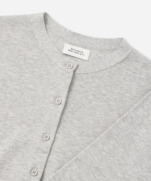 Saturdays NYC（サタデーズ ニューヨークシティ ）の「Petite Cardigan | WOMEN（カーディガン/ボレロ・レディース・レッド/ライトグレー/ブラック・S/M/L）」の6枚目の写真