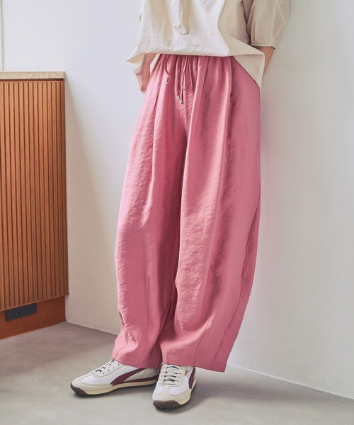 studio CLIP(スタディオクリップ)の「【MARSALA】フィブリルイージーコクーンパンツ(その他パンツ・レディース・ライトベージュ/ピンク系その他/ブラウン・FREE)」の22枚目の写真