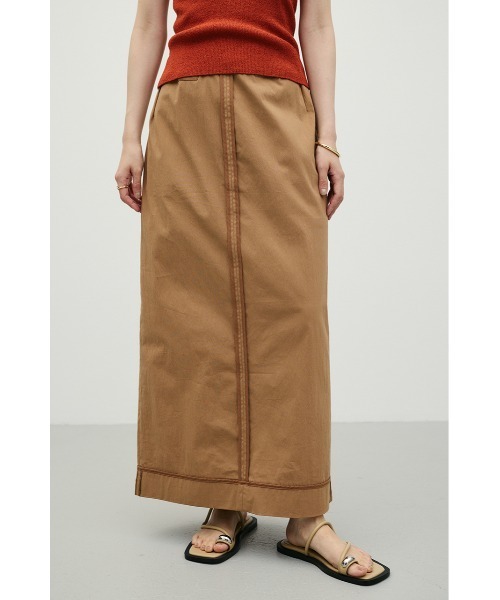 STYLEMIXER(スタイルミキサー)の「アウトシームアイラインスカート(スカート・レディース・ブラック/ライトブラウン・SMALL/MEDIUM)」の1枚目の写真