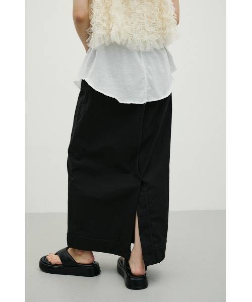 STYLEMIXER(スタイルミキサー)の「アウトシームアイラインスカート(スカート・レディース・ブラック/ライトブラウン・SMALL/MEDIUM)」の13枚目の写真