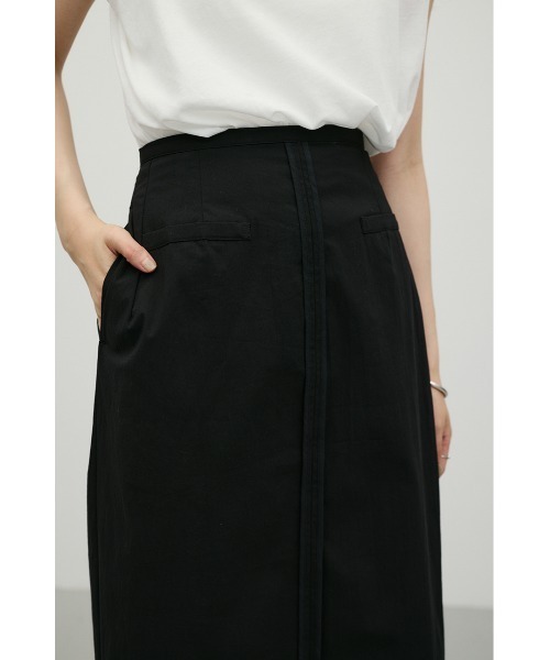 STYLEMIXER(スタイルミキサー)の「アウトシームアイラインスカート(スカート・レディース・ブラック/ライトブラウン・SMALL/MEDIUM)」の11枚目の写真