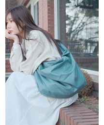 Glossy Mid Tangle Twist Bag_Teal Green
