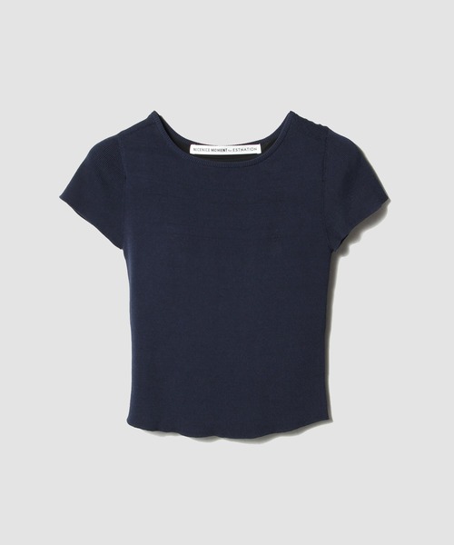NICENICE MOMENT(ナイスナイスモーメント)の「NICENICE MOMENT / Cap Sleeve TEE《ESTNATION EXCLUSIVE》(Tシャツ/カットソー・レディース・オフホワイト/イエロー/ネイビー・FREE)」の3枚目の写真