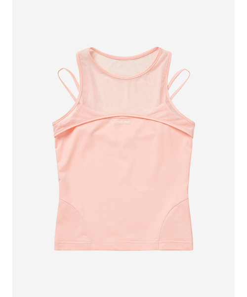 LORDLOAR(ロードロアル)の「メッシュカットアウトノースリーブTシャツ PINK(Tシャツ/カットソー・レディース・その他・SMALL/MEDIUM)」の5枚目の写真