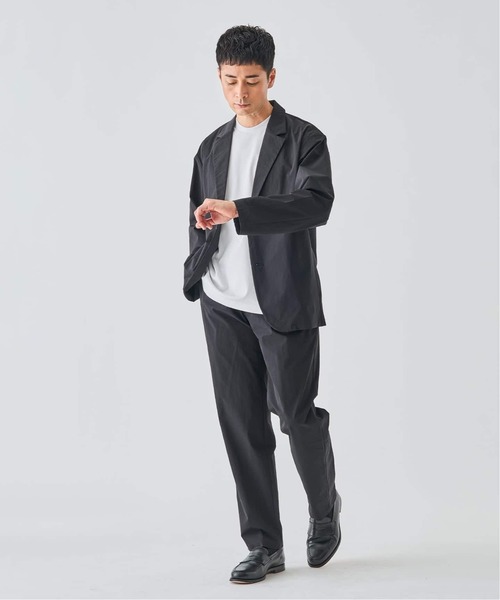 EDIFICE(エディフィス)の「【EDIFICE ALL-DAY SETUPシリーズ】2点セット ジャケット&パンツ《WEB限定》(テーラードジャケット・メンズ・ブラック/ネイビー・SMALL/MEDIUM/LARGE)」の4枚目の写真