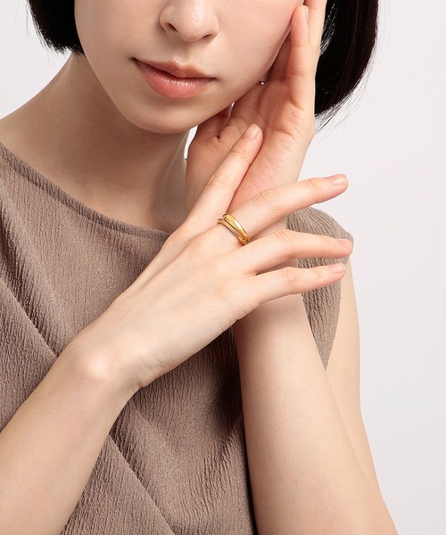 festaria bijou SOPHIA(フェスタリアビジュソフィア)の「SV925 リング(リング・レディース・シルバー×ゴールド・11号/15号)」の1枚目の写真