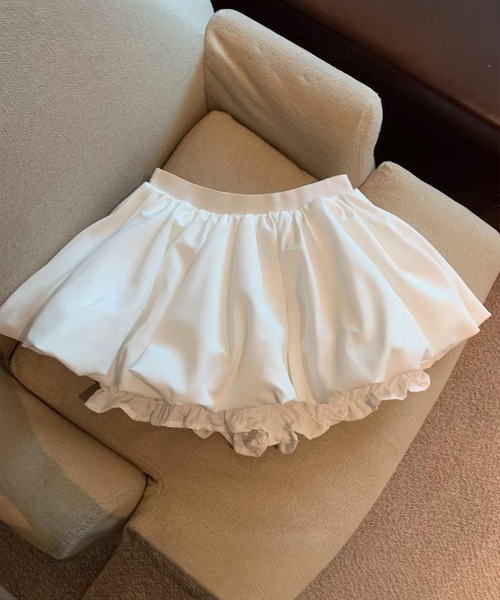 IRADOWL(アイラドール)の「バルーンミニスカート(スカート・レディース・マルチ/ブラック/ホワイト・SMALL/LARGE/MEDIUM)」の6枚目の写真