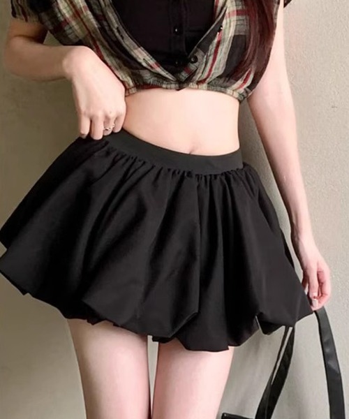 IRADOWL(アイラドール)の「バルーンミニスカート(スカート・レディース・マルチ/ブラック/ホワイト・SMALL/LARGE/MEDIUM)」の14枚目の写真