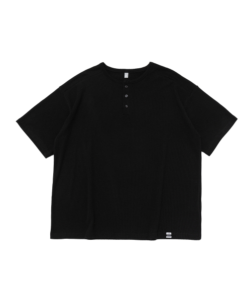 CARGOBROS(カーゴブロス)の「ACS ヘンリーネック 半袖Tシャツ (ブラック)(Tシャツ/カットソー・メンズ・その他・FREE)」の6枚目の写真