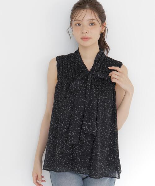 PROPORTION BODY DRESSING（プロポーションボディドレッシング）の「ボウタイシャーリングブラウス / 1216210800（シャツ/ブラウス・レディース・ピンク/ブラック系その他/ホワイト系その他・FREE）」の8枚目の写真