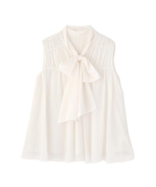 PROPORTION BODY DRESSING(プロポーションボディドレッシング)の「ボウタイシャーリングブラウス / 1216210800(シャツ/ブラウス・レディース・ピンク/ブラック系その他/ホワイト系その他・FREE)」の18枚目の写真