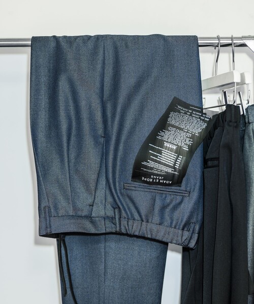 ADAM ET ROPE'(アダムエロペ)の「NIKKE デニムワイドイージースラックス / ADAM ET ROPE' JEANS(デニムパンツ・メンズ・ネイビー/ダークブラウン/ブラック系その他2・L/M/S)」の3枚目の写真