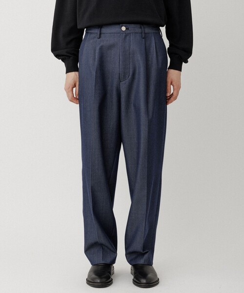 ADAM ET ROPE'(アダムエロペ)の「NIKKE デニムワイドイージースラックス / ADAM ET ROPE' JEANS(デニムパンツ・メンズ・ネイビー/ダークブラウン/ブラック系その他2・L/M/S)」の4枚目の写真