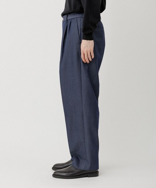 ADAM ET ROPE'(アダムエロペ)の「NIKKE デニムワイドイージースラックス / ADAM ET ROPE' JEANS(デニムパンツ・メンズ・ネイビー/ダークブラウン/ブラック系その他2・L/M/S)」の5枚目の写真