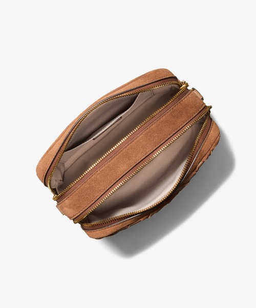 MICHAEL KORS(マイケルコース)の「BRYANT ウーヴン スエード カメラ クロスボディ ミディアム(ショルダーバッグ・レディース・ブラウン系・FREE)」の3枚目の写真
