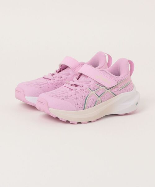 ASICS(アシックス)の「ASICS アシックス GT-1000 14 PS【軽量】(スニーカー・キッズ・ピンク/ホワイト/ブラック×レッド・20.0cm/20.5cm/19.5cm/18.5cm/21.0cm/21.5cm/22.0cm/17.5cm/17.0cm)」の3枚目の写真