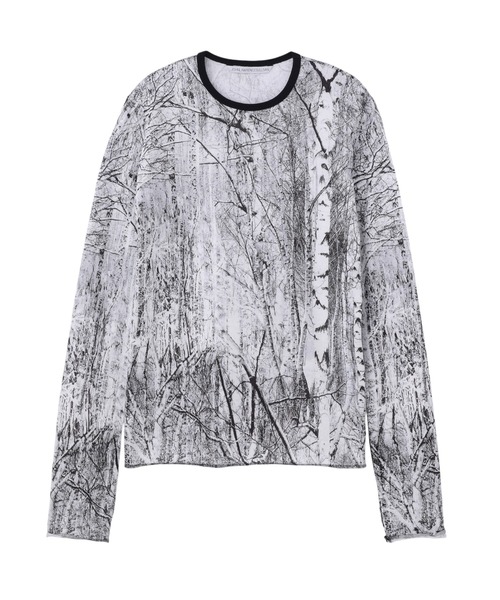 JOHN LAWRENCE SULLIVAN(ジョンローレンスサリバン)の「TREE CAMO PULLOVER(Tシャツ/カットソー・メンズ・ホワイト/カーキ・SMALL/MEDIUM)」の1枚目の写真