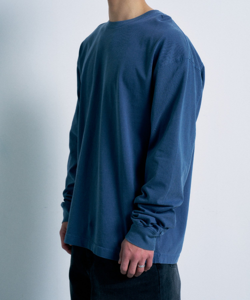 FERNOV(ペルノブ)の「ウォッシュド切り替えロングスリーブネイビー(Tシャツ/カットソー・メンズ・その他・1/2/3)」の7枚目の写真