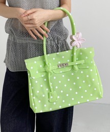 ドット水玉柄ジェリーバッグ ハンドバッグ/Jelly Bag