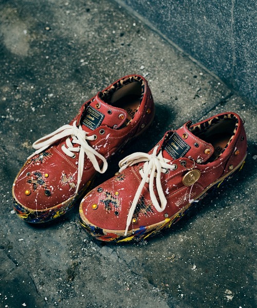 glamb(グラム)の「Grunge Stone Sneakers / グランジストーンスニーカー(スニーカー・メンズ・レッド/ブラック・25/26/27/28)」の18枚目の写真