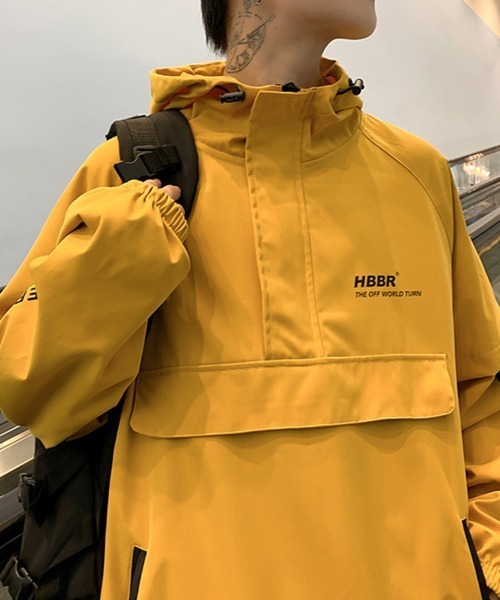 KELVIN（ケルヴァン）の「Convertible Sleeve Anorak コンバーチブルスリーブアノラック（パーカー・メンズ・イエロー/ブラック・MEDIUM/LARGE）」の13枚目の写真