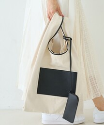 Rouge vif | 【CHIMERE/シメール】 キャンバスマルシェバッグ/メガネケース付き(トートバッグ)