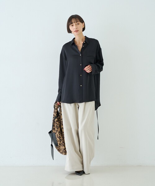 Rouge vif(ルージュヴィフ)の「【CHIMERE/シメール】 キャンバスマルシェバッグ/メガネケース付き(トートバッグ・レディース・ブラウン系その他/アイボリー・フリー)」の19枚目の写真