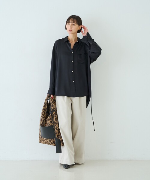 Rouge vif(ルージュヴィフ)の「【CHIMERE/シメール】 キャンバスマルシェバッグ/メガネケース付き(トートバッグ・レディース・ブラウン系その他/アイボリー・フリー)」の20枚目の写真