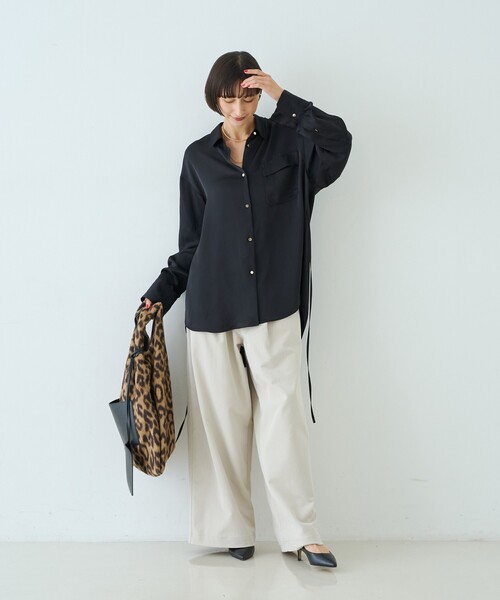 Rouge vif(ルージュヴィフ)の「【CHIMERE/シメール】 キャンバスマルシェバッグ/メガネケース付き(トートバッグ・レディース・ブラウン系その他/アイボリー・フリー)」の21枚目の写真
