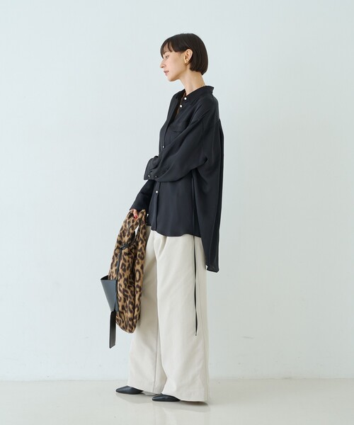 Rouge vif(ルージュヴィフ)の「【CHIMERE/シメール】 キャンバスマルシェバッグ/メガネケース付き(トートバッグ・レディース・ブラウン系その他/アイボリー・フリー)」の22枚目の写真