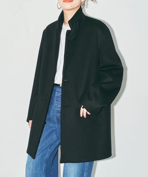 CITYSHOP(シティーショップ)の「MIDDLE TAILORED コート(その他アウター・レディース・ブラック/グレー・38/36)」の1枚目の写真