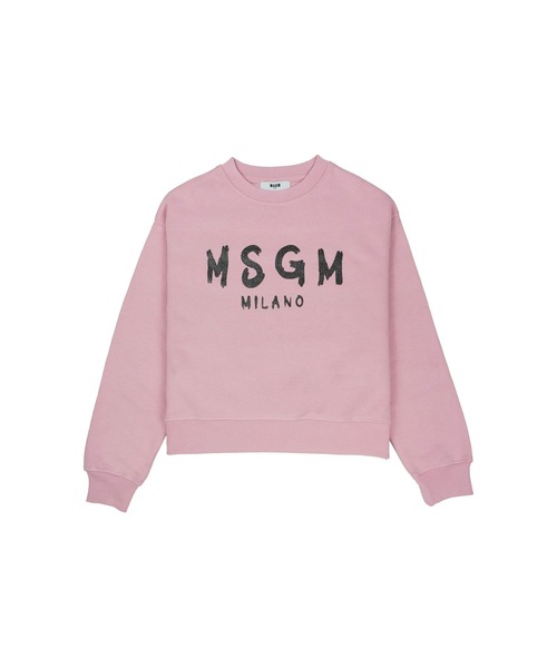 MSGM｜エムエスジーエム（キッズ）のスウェット（ピンク/桃色系・裏 