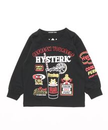 HYSTERIC MINI | 吸水速乾 HYSTERIC TO GO 長袖Tシャツ(Tシャツ/カットソー)