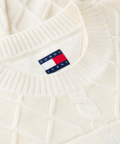 tommy jeans(トミー ジーンズ)の「TJM RLX FLAG CABLE SWEATER EXT(ニット/セーター・メンズ・ネイビー/ホワイト・SMALL/MEDIUM/LARGE)」の11枚目の写真