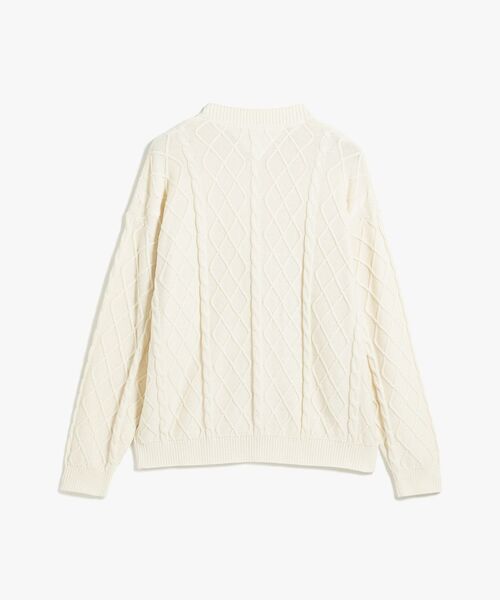 tommy jeans(トミー ジーンズ)の「TJM RLX FLAG CABLE SWEATER EXT(ニット/セーター・メンズ・ネイビー/ホワイト・SMALL/MEDIUM/LARGE)」の15枚目の写真