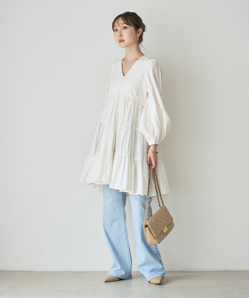 maison-vincent(メゾンヴァンサン)の「《WEB限定追加》Maison Vincent/メゾンヴァンサン チェーンバッグ(ショルダーバッグ・レディース・ブラック/ベージュ・FREE)」の20枚目の写真