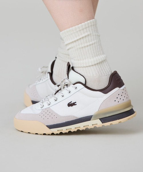 LACOSTE(ラコステ)の「レディース SLAM BREAK 226 1 SFA(スニーカー・レディース・オフホワイト/ライトピンク・24.5cm/24.0cm/23.5cm/25.5cm/23.0cm/22.5cm)」の1枚目の写真