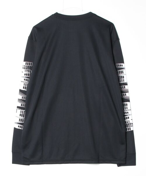 NEW ERA（ニューエラ）の「ニューエラ NEW ERA PA LS TC TEE SLEEVE LOGO BLK（Tシャツ/カットソー・メンズ・ブラック・LL/M）」の2枚目の写真