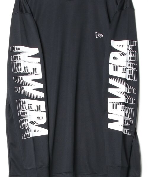 NEW ERA（ニューエラ）の「ニューエラ NEW ERA PA LS TC TEE SLEEVE LOGO BLK（Tシャツ/カットソー・メンズ・ブラック・LL/M）」の3枚目の写真