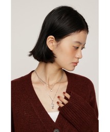 SLY（スライ）の「ROSE DROP N/C ローズドロップネックレス 秋服（ネックレス）」